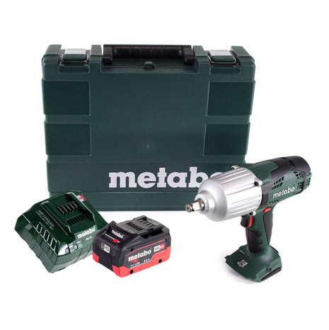 Metabo SSW 18 LTX 600 atornillador de impacto a batería 18 V 600 Nm 1/2" + 1x batería 8,0 Ah + cargador + maletín