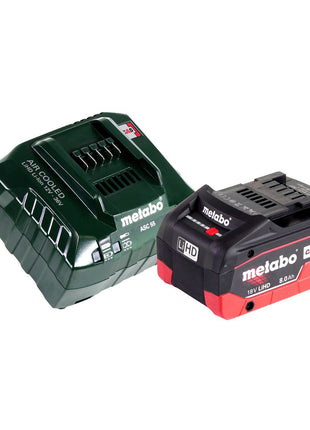 Metabo ASE 18 LTX Akku Säbelsäge Reciprosäge 18 V + 1x Akku 8,0 Ah + Ladegerät