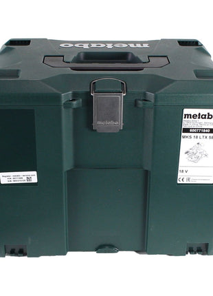 Metabo MKS 18 LTX 58 Akku Metall Handkreissäge 18 V 165 mm + 1x Akku 8,0 Ah + MetaLoc - ohne Ladegerät