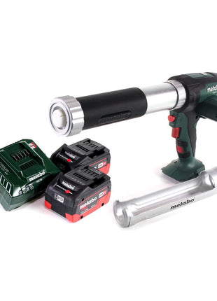 Pistolet à cartouche sur batterie Metabo KPA 18 LTX 400 18 V + 2x batterie 5,5 Ah + chargeur