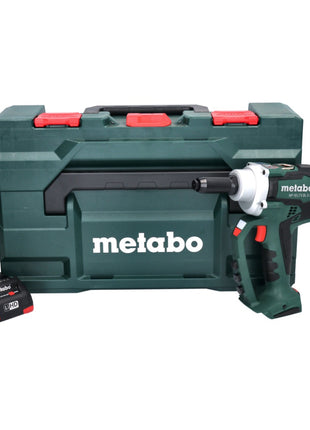 Metabo NP 18 LTX BL 5.0 Akku Blindnietpistole 18 V 10 kN Brushless + 1x Akku 4,0 Ah + metaBOX - ohne Ladegerät