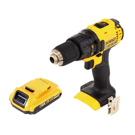 Taladro atornillador inalámbrico Dewalt DCD 780 N 18 V 60 Nm + 1x batería 2,0 Ah - sin cargador