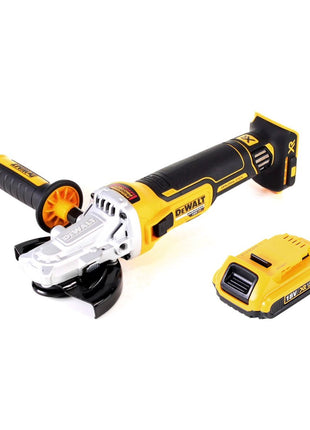 Meuleuse d'angle sur batterie DeWalt DCG 405 FN 18 V 125 mm sans balais + 1x batterie 2,0 Ah - sans chargeur