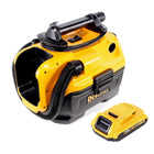 Dewalt DCV 582 Akku Nass und Trockensauger 14,4 - 18 V + 1x Akku 2,0 Ah - ohne Ladegerät