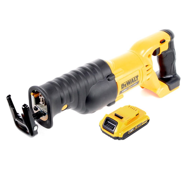 Dewalt DCS 380 N sierra de sable sin cable Sierra de sable 18 V + 1x batería 2,0 Ah - sin cargador
