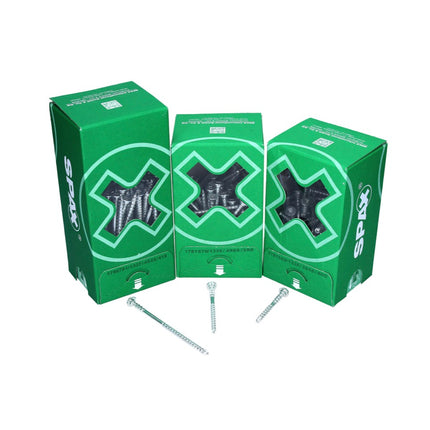 SPAX Justierschraube 6,0 x 70 mm 500 Stück ( 5x 161010600703 ) Justiergewinde mit Halterillen Flachkopf T-STAR Plus 4Cut WIROX