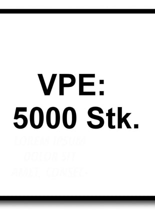 Vis pour cloisons sèches SPAX GIX-B 3,9 x 35 mm 5000 pièces (5x 1891170390356) pointe aiguille filetage complet tête trompette pointe aiguille fente cruciforme H2