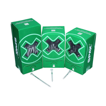 SPAX Justierschraube 6,0 x 160 mm 200 Stk ( 2x 161010601605 ) Justiergewinde mit Halterillen Flachkopf T-STAR Plus 4Cut WIROX