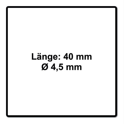 SPAX Universalschraube 4,5 x 40 mm 400 Stk ( 2x 0191010450403 ) Teilgewinde Senkkopf T-STAR plus 4Cut WIROX