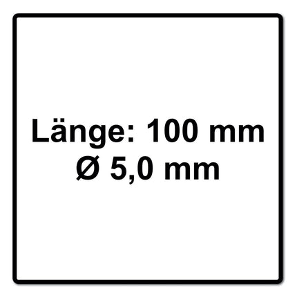 SPAX Universalschraube 5,0 x 100 mm 200 Stk ( 2x 0191010501003 ) Teilgewinde Senkkopf T-STAR plus 4Cut WIROX