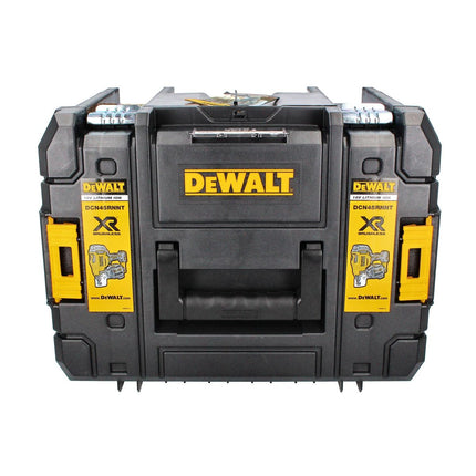 Clavadora de bobina DeWalt DCN 45 RND2 a batería 18 V 19 - 44 mm sin escobillas + 2x batería 2,0 Ah + cargador + TSTAK