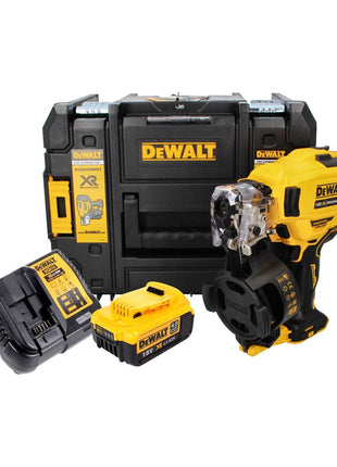 DeWalt DCN 45 RNM1 Akku Nagler Coil Nailer 18 V 19 - 44 mm Brushless + 1x Akku 4,0 Ah + Ladegerät + TSTAK