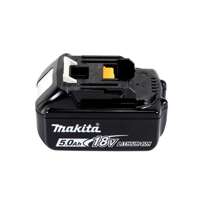 Makita DBS 180 T1J Akku Bandfeile 18 V 9 x 533 mm Brushless + 1x Akku 5,0 Ah + Makpac - ohne Ladegerät