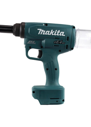 Makita DRV 250 G1J remachadora a batería 18 V 20 kN sin escobillas + 1x batería 6,0 Ah + Makpac - sin cargador