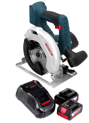 Sierra circular a batería Bosch GKS 18 V-57 Professional 18 V 165 mm + 2x baterías 4,0 Ah + cargador