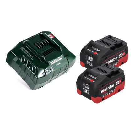 Metabo AHS 18-65 V tagliasiepi a batteria 18 V 63 cm + 2x batteria 10,0 Ah + caricatore
