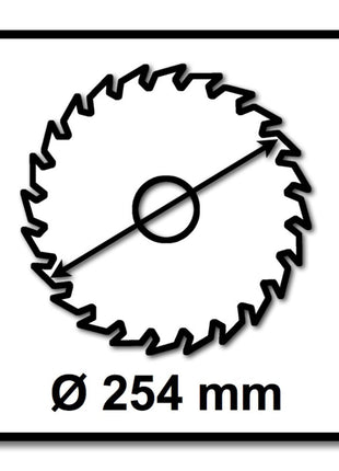 Jeu de lames de scie circulaire spéciales Festool 2x TF80 A 254 x 2,4 x 30 mm (2x 575978) pour scie à table TKS 80