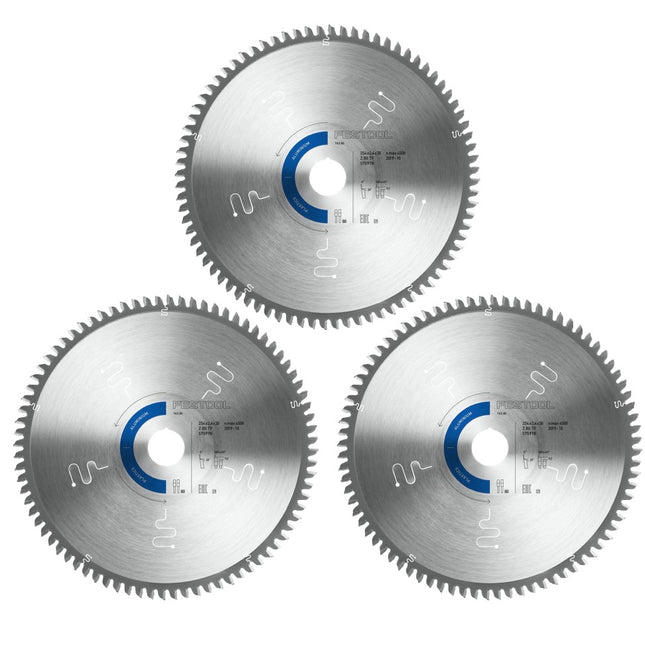 Set di lame circolari speciali Festool 3x TF80 A 254 x 2,4 x 30 mm ( 3x 575978 ) per sega circolare TKS 80