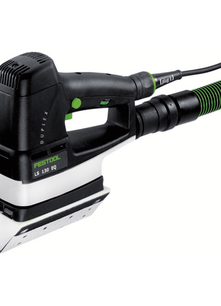 Lijadora lineal Festool LS 130 EQ-Plus DUPLEX 260 W 133 x 80 mm + 1x kit de montaje zapata de perfil + 200x tiras de lijado + systainer