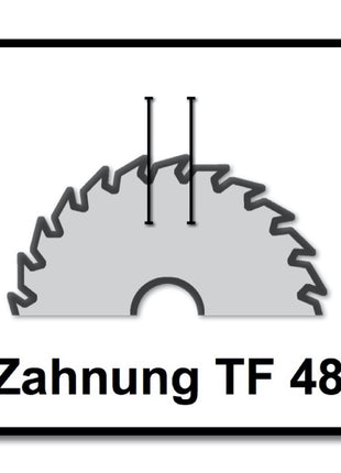 Festool Spezial Kreissägeblatt Set 2x HW 160 x 2,2 x 20 mm TF48 160 mm ( 2x 496308 ) 48 Zähne - Toolbrothers