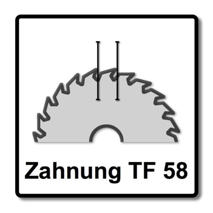 Festool Spezial Kreissägeblatt Set TF58 2x 190 x 2,6 mm 190 mm ( 2x 492051 ) 58 Zähne