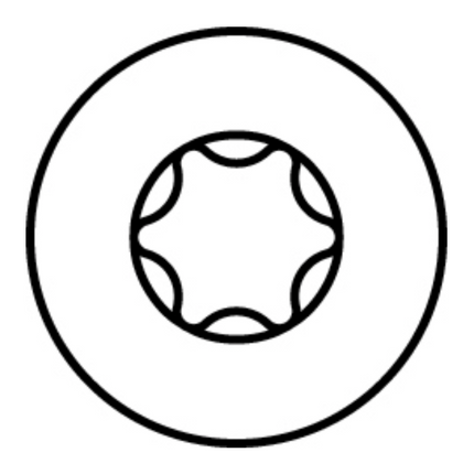 HECO MULTI MONTI plus F Vis d'ancrage 6,0x50mm, Vis à béton, Tête fraisée, T-Drive, Zinguée bleue, A2K, 100 pcs. (48495)