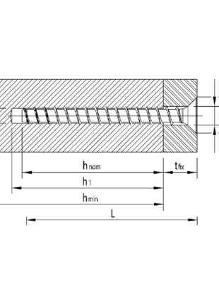 HECO MULTI MONTI plus F vis d'ancrage 6,0 x 70 mm 100 pièces (48499) vis à béton, tête fraisée, entraînement en T, galvanisée bleue, A2K