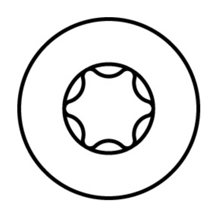 HECO MULTI MONTI plus F Screw Anchor 6.0x80mm, Concrete Screw, Countersunk Head, T-Drive, Blue Zinc Plated, A2K, 50 pcs. (48501)