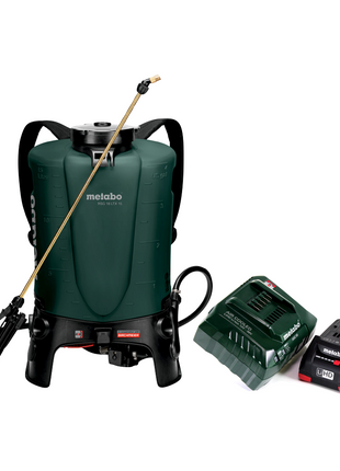 Pulverizador de mochila a batería Metabo RSG 18 LTX 15 18 V 15 L 3,0 bar + 1x batería 4,0 Ah + cargador