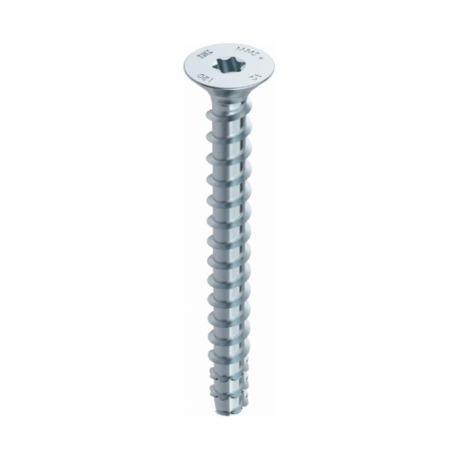 HECO MULTI MONTI plus F Screw Anchor, 6.0 x 40mm, Concrete screw, Countersunk head, Blue zinc-plated, A2K, 200 pcs. (2x 49860)