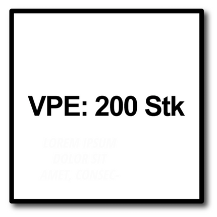 HECO MULTI MONTI plus F Schraubanker 6,0 x 40 mm 200 Stück ( 2x 49860 ) Betonschraube, Senkkopf, T-Drive, verzinkt blau, A2K