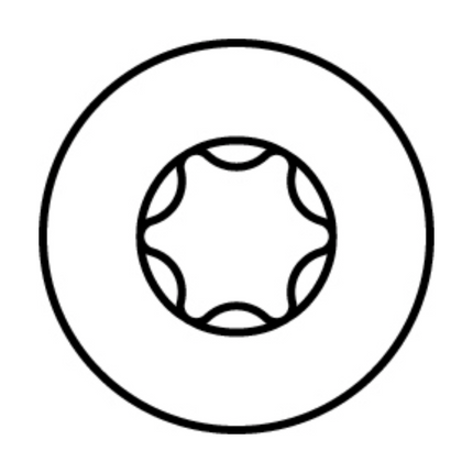 HECO MULTI MONTI plus F Screw Anchor, 6.0 x 40mm, Concrete screw, Countersunk head, Blue zinc-plated, A2K, 400 pcs. (4x 49860)