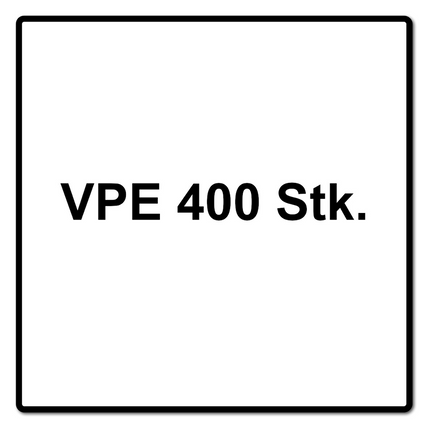 HECO MULTI MONTI plus F Screw Anchor, 6.0 x 40mm, Concrete screw, Countersunk head, Blue zinc-plated, A2K, 400 pcs. (4x 49860)