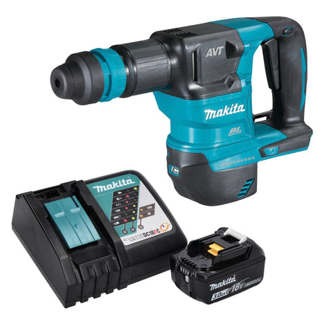 Martillo cincelador a batería Makita DHK 180 RF1 18 V 3,1 J SDS Plus Brushless + 1x batería 3,0 Ah + cargador