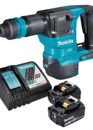 Makita DHK 180 RM Akku Meißelhammer 18 V 3,1 J SDS Plus Brushless + 2x Akku 4,0 Ah + Ladegerät