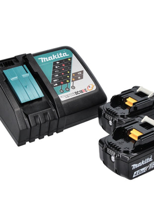 Makita DHK 180 RM marteau perforateur à batterie 18 V 3,1 J SDS Plus Brushless + 2x batterie 4,0 Ah + chargeur