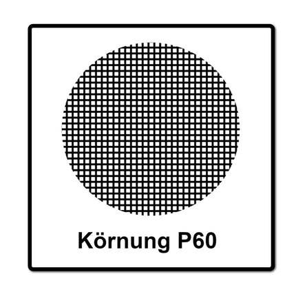 Mirka BASECUT Schleifscheiben 150 mm P60 50 Stk. ( 2261105060 ) Grip 15 Loch