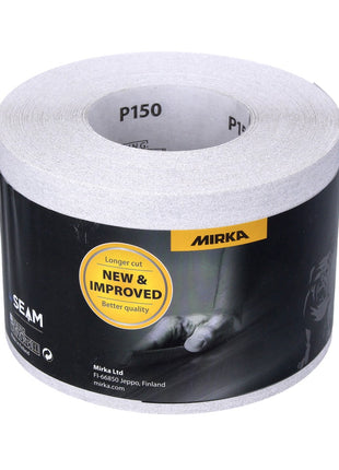 Mirka BASECUT Schleifpapier 115 mm x 50 m P150 Schleifrolle ( 2251100115N ) Universal Schleifpapier