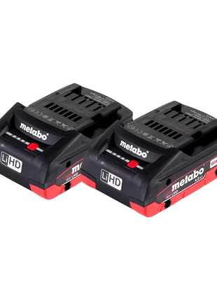 Desbrozadora de batería Metabo FSD 36-18 LTX BL 40 36 V (2x 18 V) mango redondo sin escobillas + 2x batería 4,0 Ah - sin cargador