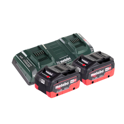 Metabo FSD 36-18 LTX BL 40 Akumulatorowa wykaszarka szczotkowa 36 V ( 2x 18 V ) bezszczotkowa z okrągłym uchwytem + 2x akumulator 8,0 Ah + podwójna ładowarka