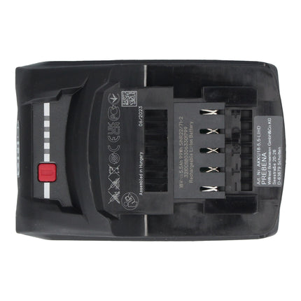 Prebena AKKU18-5.5-LIHD rechargeable battery 18 V 5.5 Ah / 5500 mAh LiHD Li-Ion CAS with charge level indicator