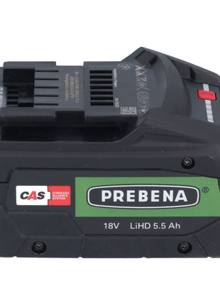 Batería Prebena AKKU18-5.5-LIHD 18 V 5,5 Ah / 5500 mAh LiHD Li-Ion CAS con indicador de nivel de carga