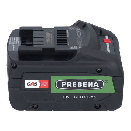 Prebena AKKU18-5.5-LIHD rechargeable battery 18 V 5.5 Ah / 5500 mAh LiHD Li-Ion CAS with charge level indicator