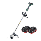 Desbrozadora de batería Metabo FSD 36-18 LTX BL 40 36 V (2x 18 V) mango redondo sin escobillas + 2x batería 10,0 Ah - sin cargador