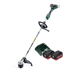 Desbrozadora de batería Metabo FSD 36-18 LTX BL 40 36 V (2x 18 V) mango redondo sin escobillas + 2x batería 10,0 Ah + cargador