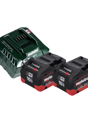 Desbrozadora de batería Metabo FSD 36-18 LTX BL 40 36 V (2x 18 V) mango redondo sin escobillas + 2x batería 10,0 Ah + cargador