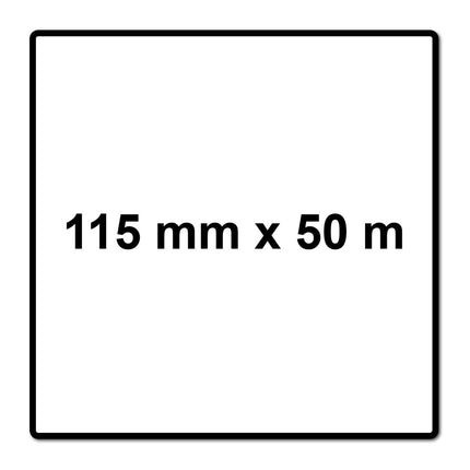 Papel de lija Mirka BASECUT 115 mm x 50 m P120 2x rollos de lija (2x 2251100112N) papel de lija universal