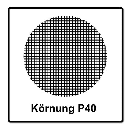 Mirka BASECUT Disques abrasifs auto-agrippants 150 mm, P40, 15 trous, 200 pcs. ( 4x 2261105040)