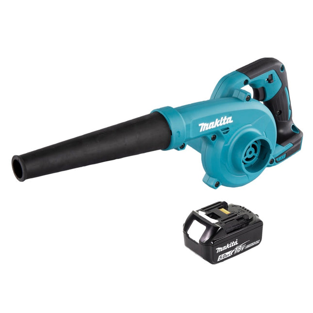 Makita DUB 185 T1 cordless leaf blower blower 18 V + 1x rechargeable battery 5.0 Ah - without charger