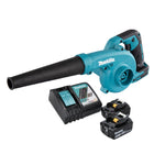 Makita DUB 185 RT Akku Laubbläser Gebläse 18 V + 2x Akku 5,0 Ah + Ladegerät